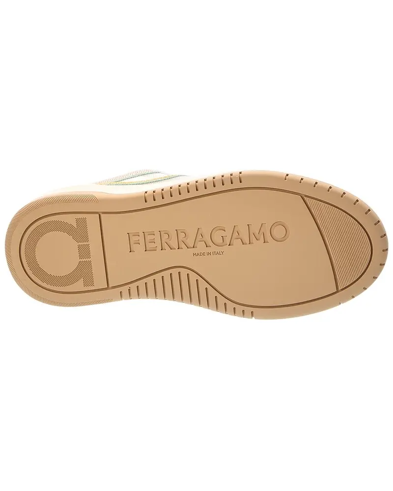 Ferragamo Destiny Leather Sneaker 4