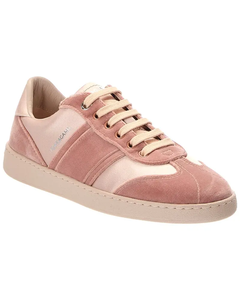 Ferragamo Dracone Velvet Sneaker 1