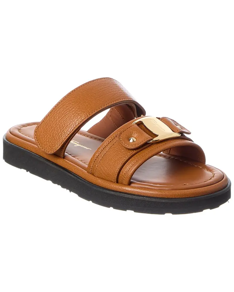 Ferragamo Kamy Leather Sandal 1