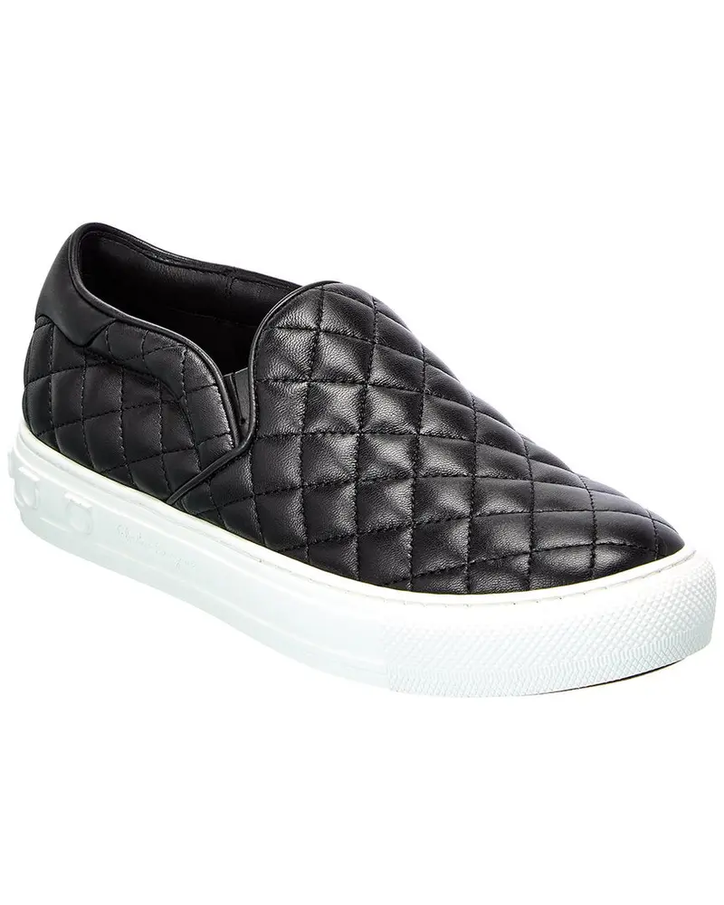 Ferragamo Lisa 1 Leather Slip-On Sneaker 1