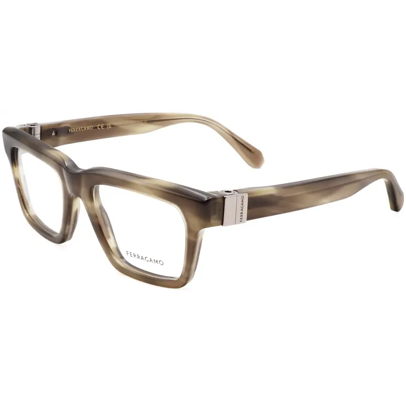 Ferragamo Men's 52 Mm Green Opticals 1