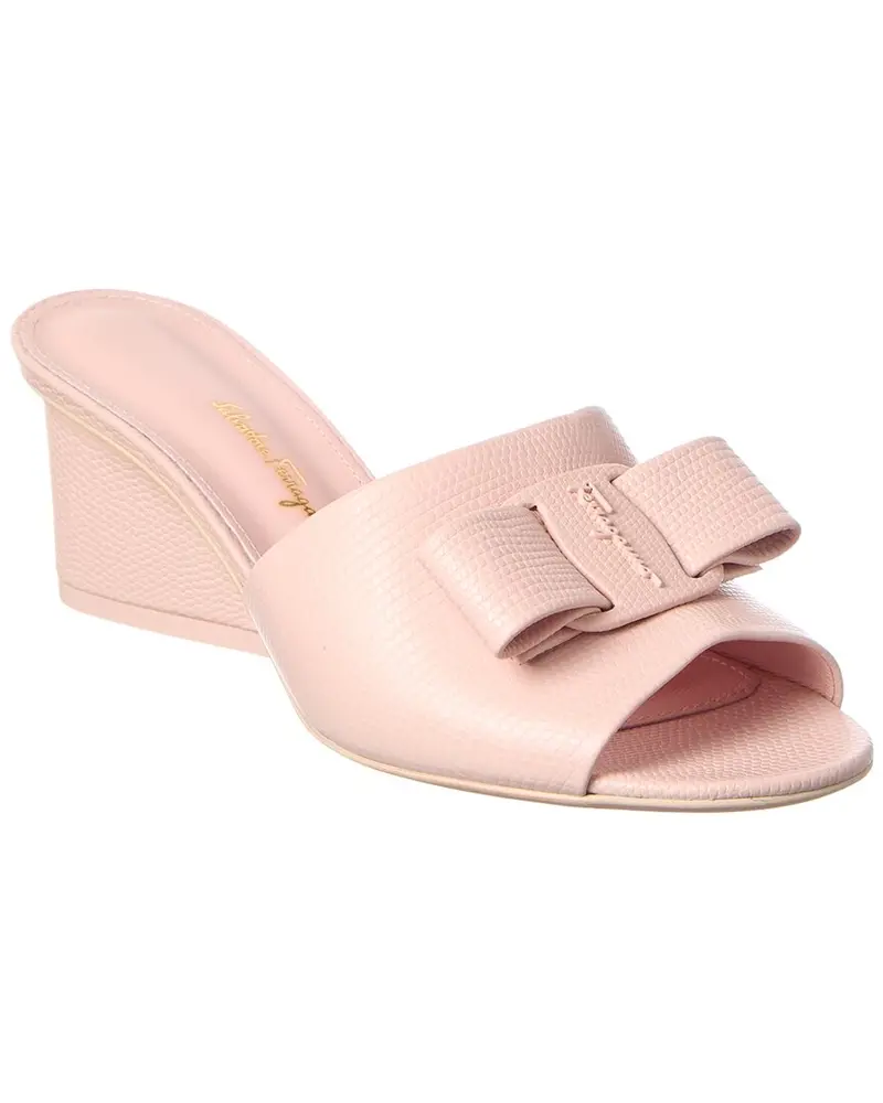 Ferragamo Valery Leather Sandal 1