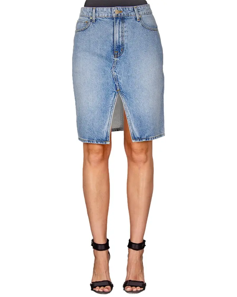 Fidelity Denim Geffen Blue Skirt 1