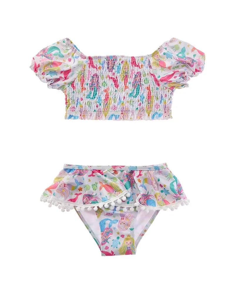 Flap Happy 2Pc Mermaid Bliss Top And Bikini Bottom Set 1
