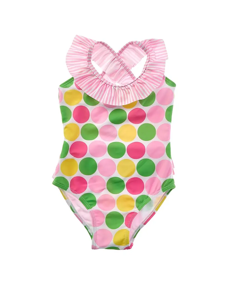 Flap Happy One Piece Spring Dots Swimsuit 1