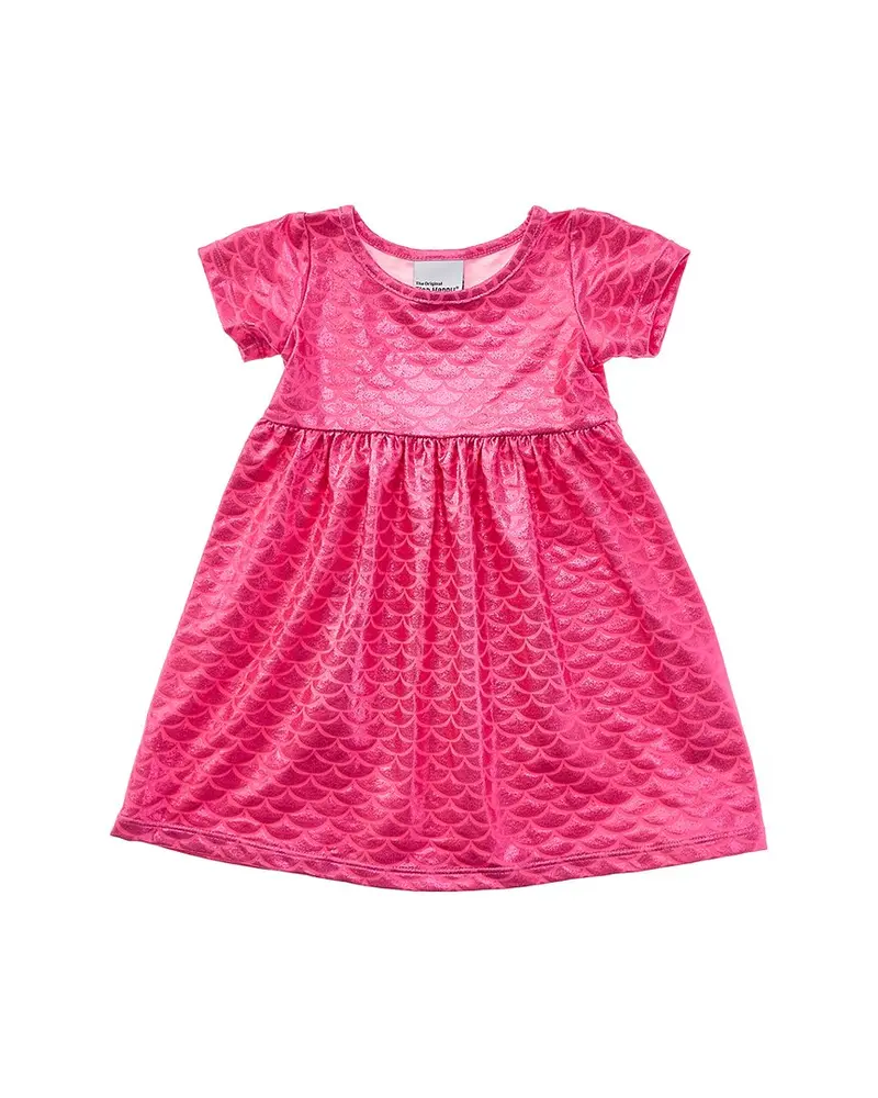 Flap Happy Shiny Pink Scales Dress 1
