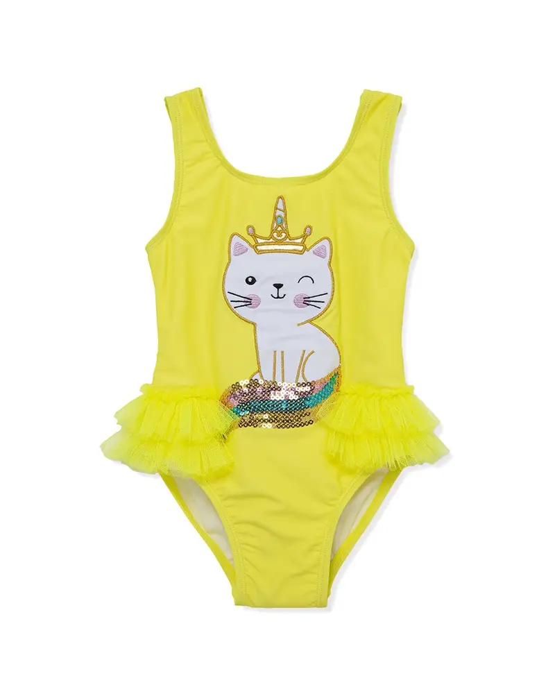 Flapdoodles Cat Swimsuit 1