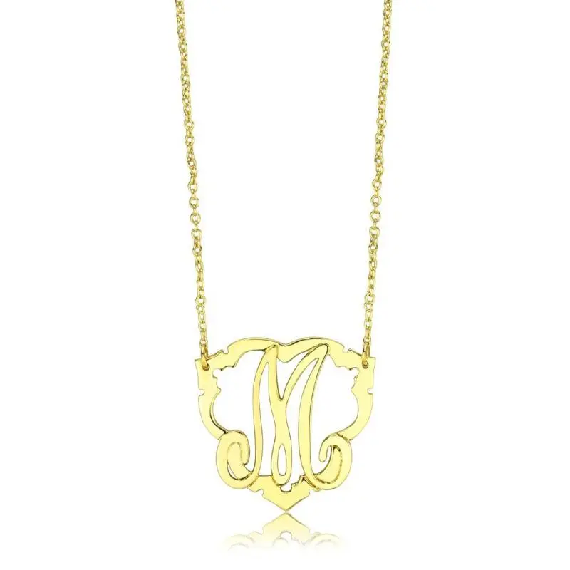 Flash Gold Brass Necklace With No Stone 1