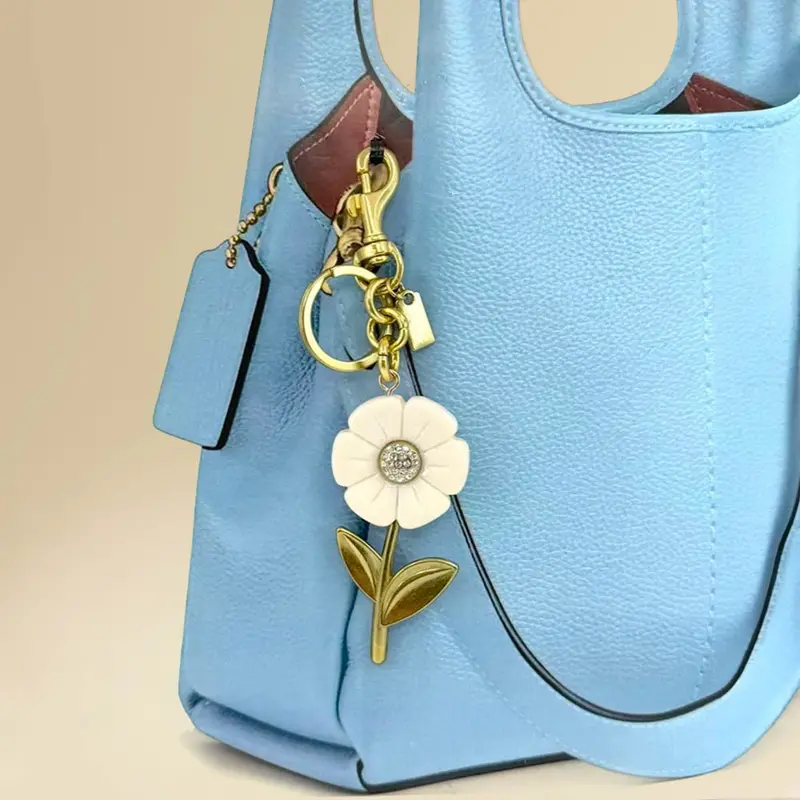 Floral Keychain Bag Charm 1