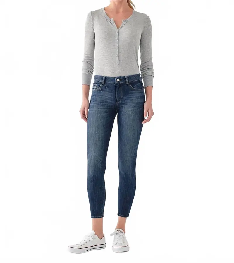 Florence Skinny Midrise Ankle Jean In Trenton 1