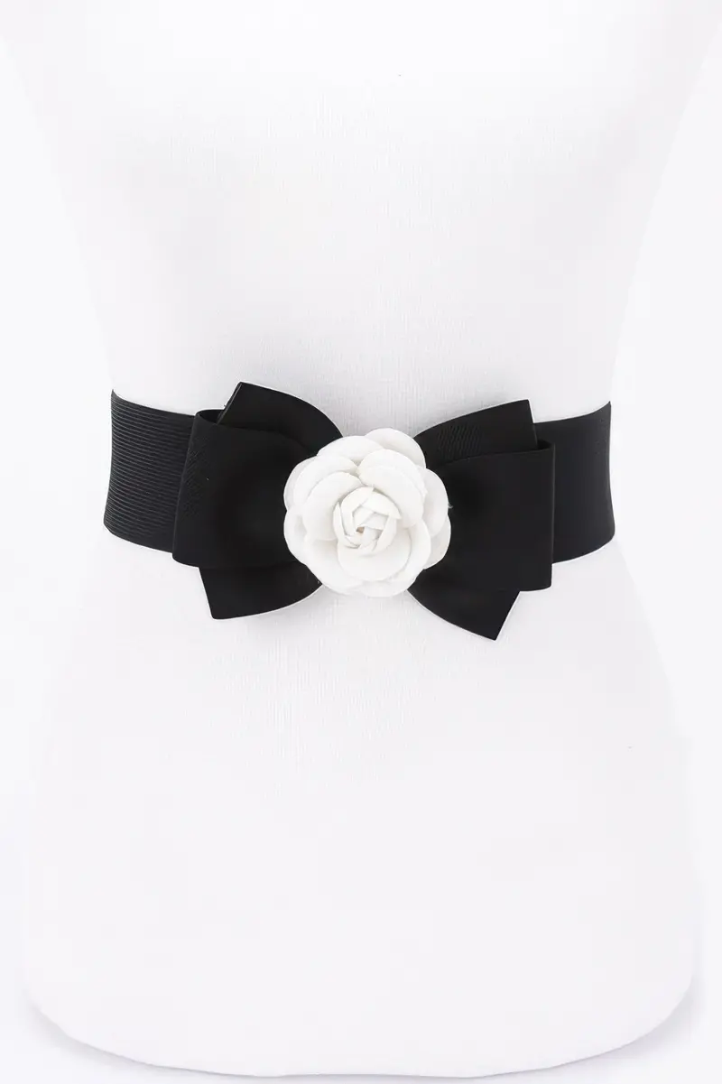 Flower Bow Elastic Belt 1