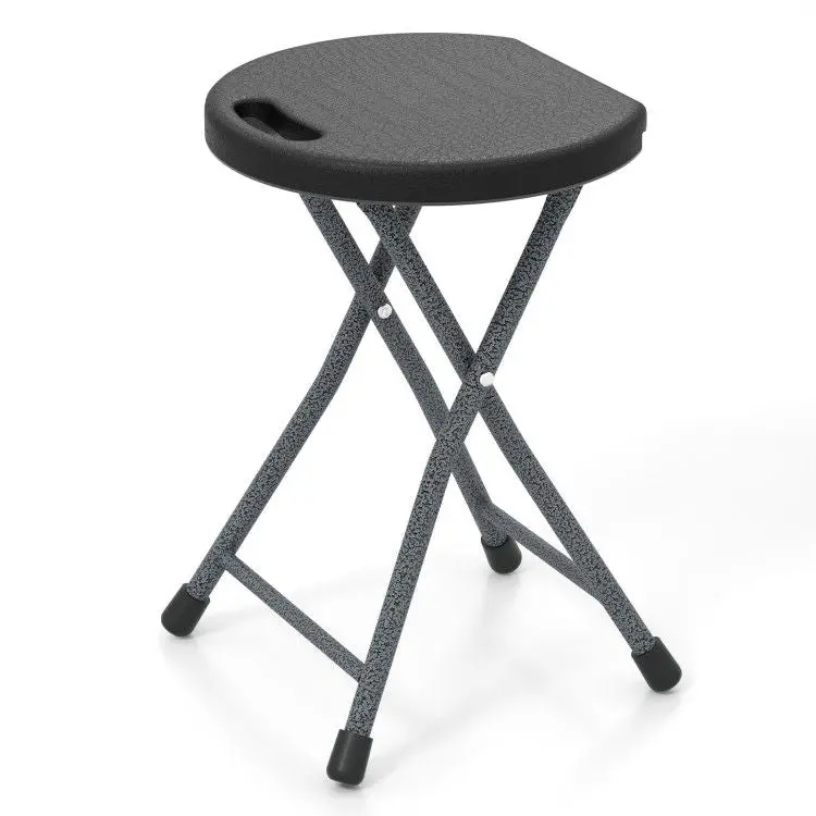 Folding Stool With Built-In Handle For Adults 1