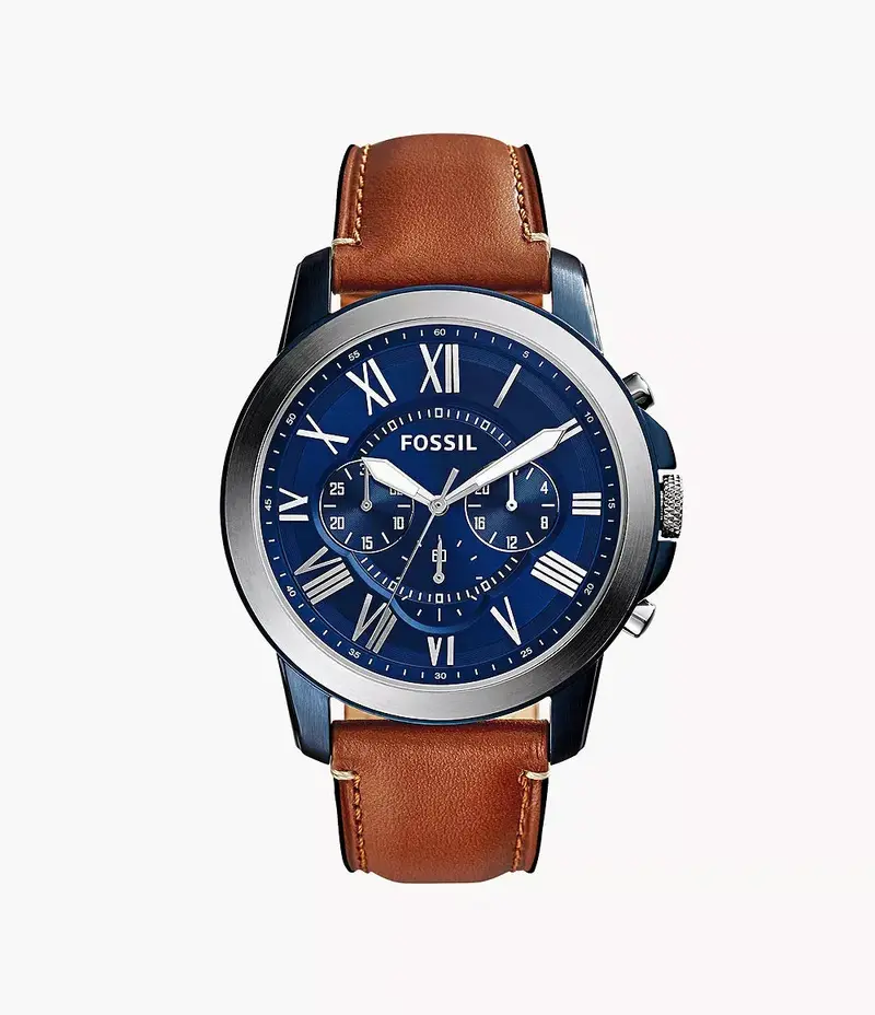 Fossil Grant Men's Chronograph, Two-Tone Stainless Steel Watch 1