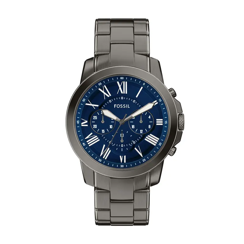 Fossil Men's Grant Chronograph Gunmetal Stainless Steel Watch 1