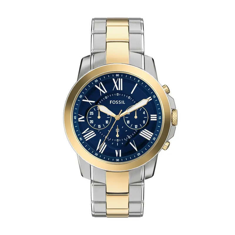 Fossil Men's Grant Chronograph Two-Tone Stainless Steel Watch 1