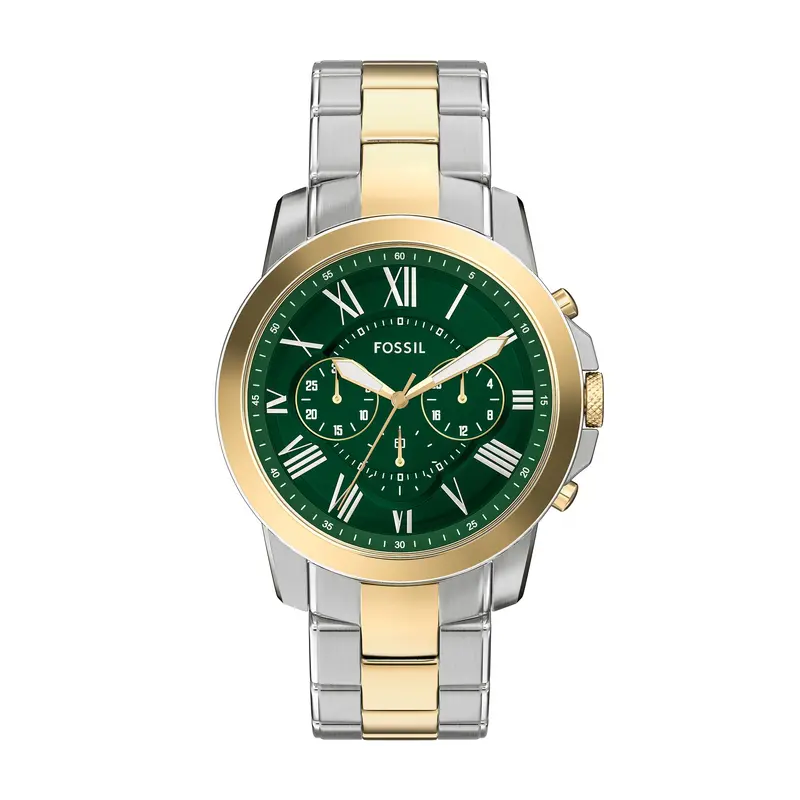 Fossil Men's Grant Chronograph Two-Tone Stainless Steel Watch 1