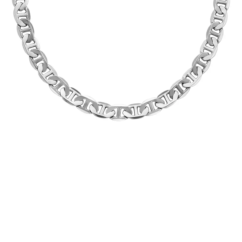 Fossil Unisex Heritage Anchor Chains Stainless Steel Chain Necklace 1