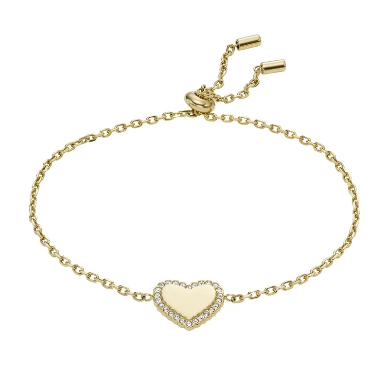 Fossil Women's Elliott Gold-Tone Stainless Steel Chain Bracelet 1