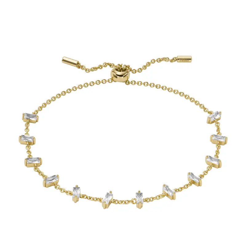 Fossil Women's Hazel Gold-Tone Brass Chain Bracelet 1