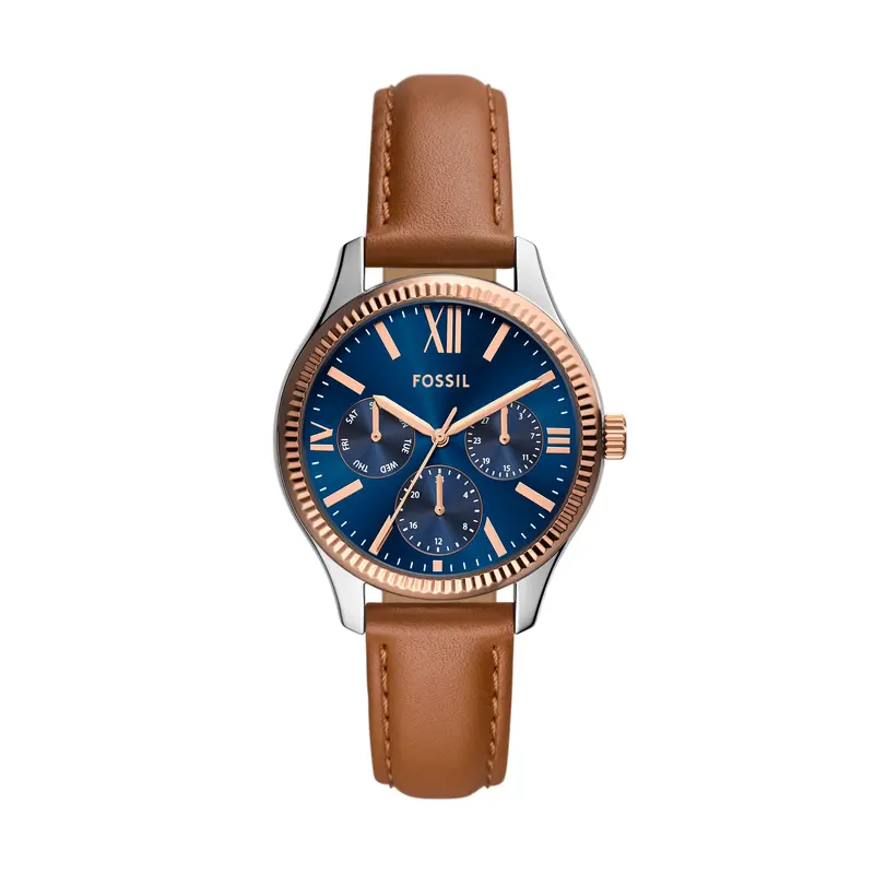Fossil Women's Rye Multifunction, Two-Tone Alloy Watch 1