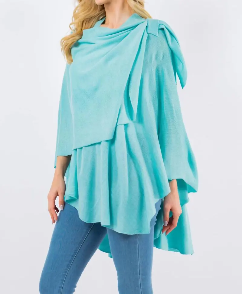 Four Seasons Wrap In Light Blue 1