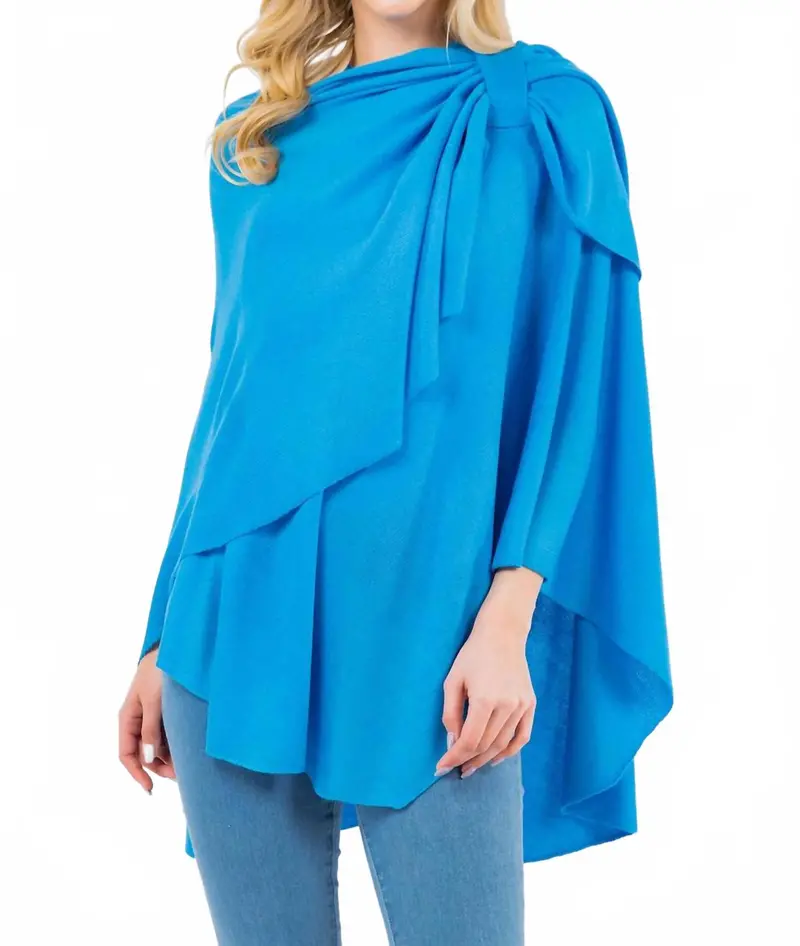 Four Seasons Wrap In Turquoise 1