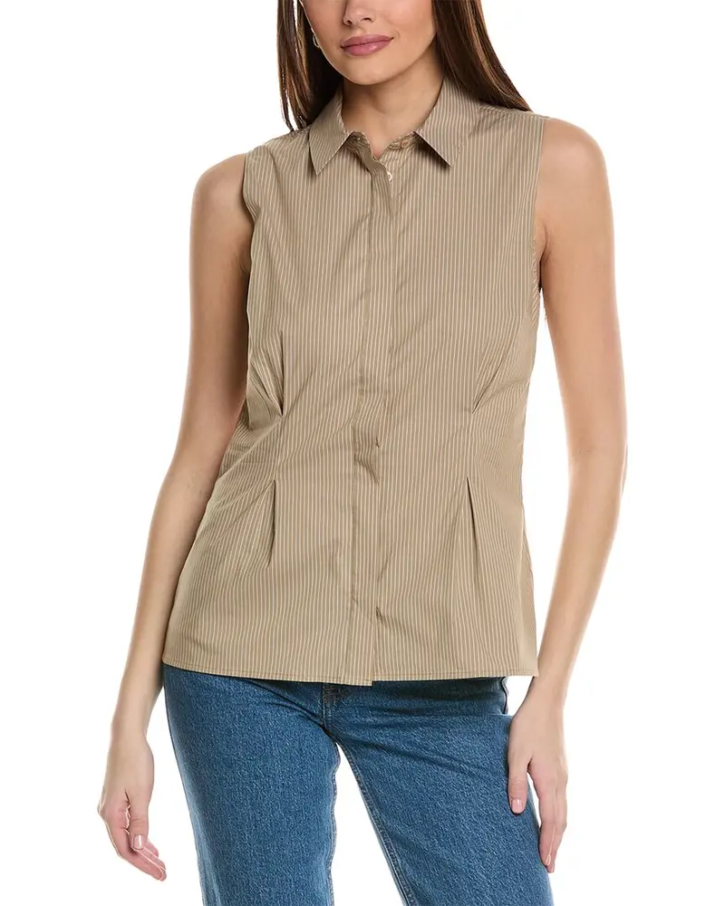 Frame Pleated Shirt 1