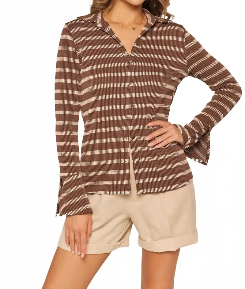 Frankie Top In Striped 1