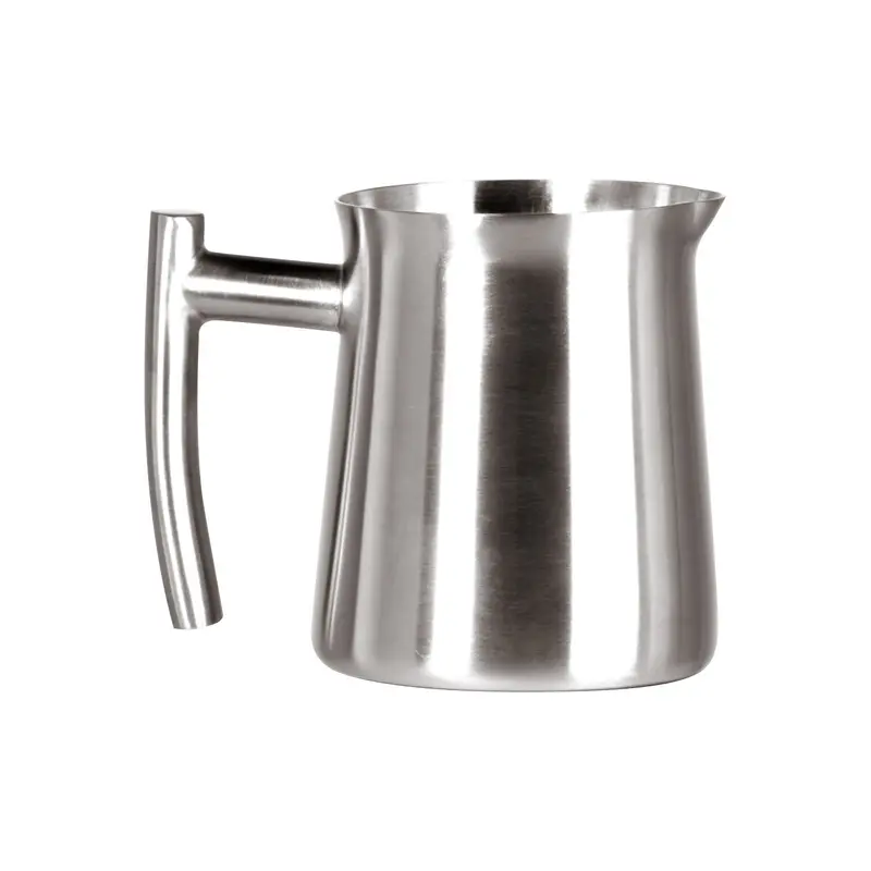 Frieling Milk Frothing Pitcher And Creamer, Brushed Stainless Steel Finish, 10-Ounce 1