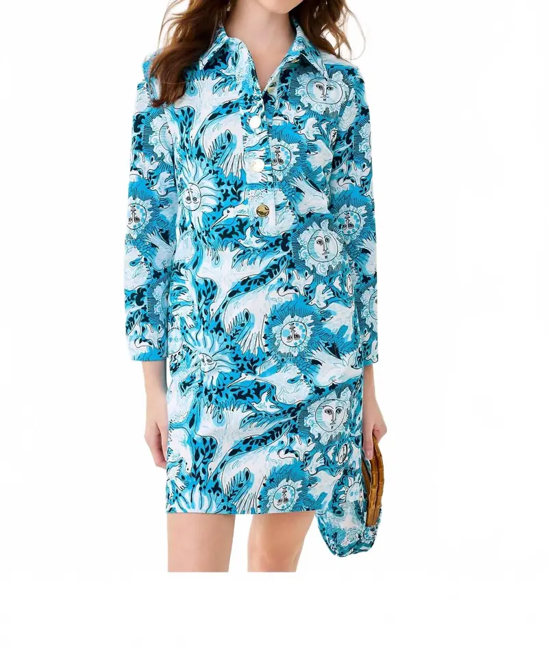 Gabi Mini Dress In Lilly Gulls 1