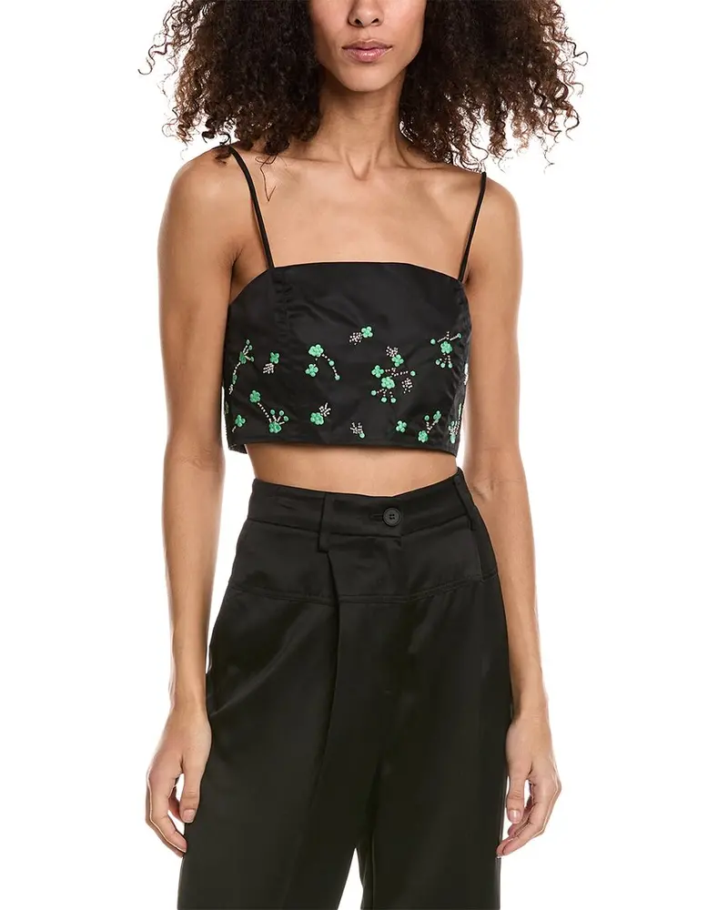 Ganni Embellished Bandeau Top 1