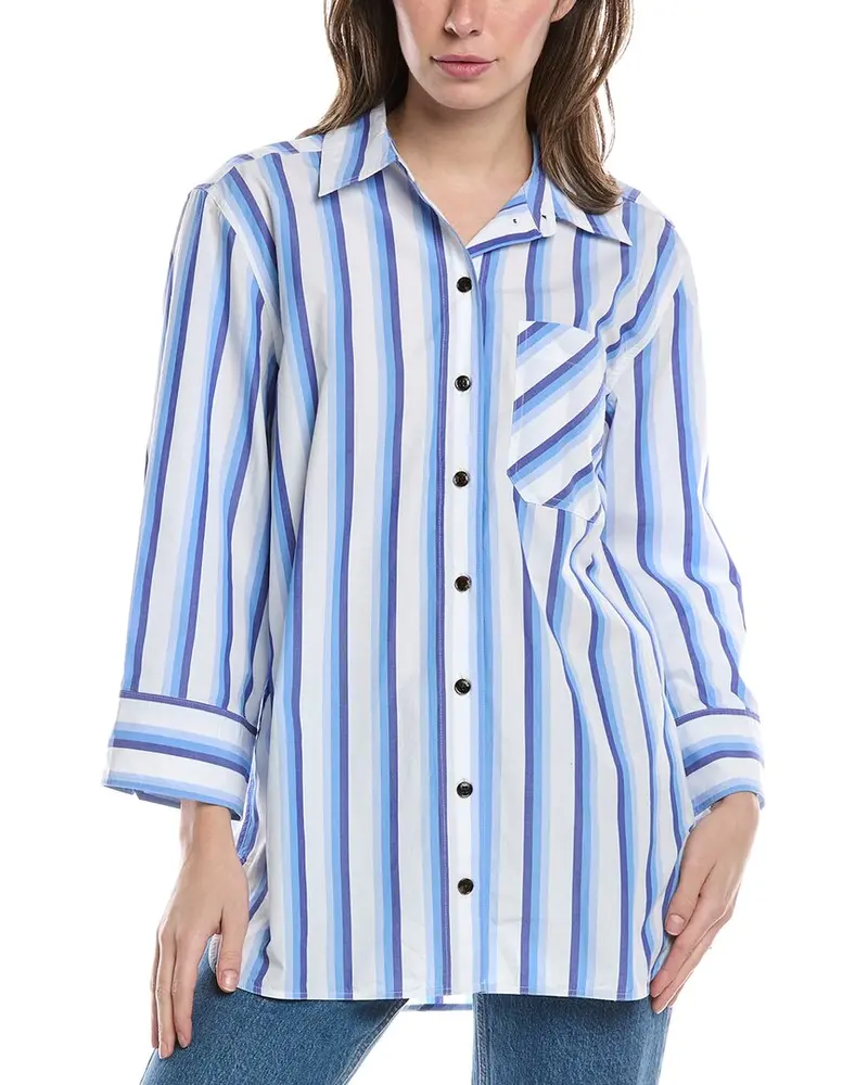 Ganni Striped Shirt 1