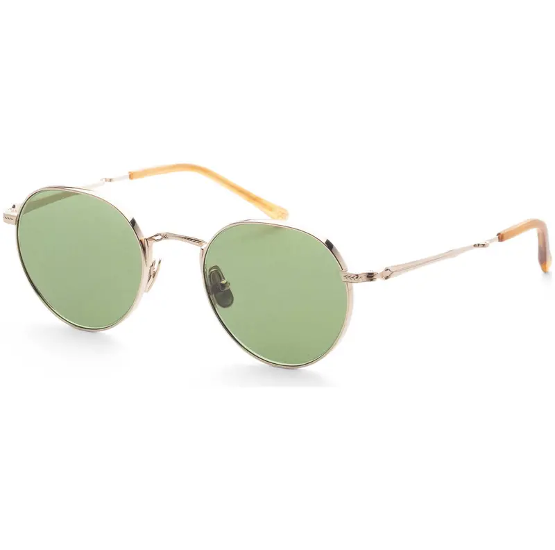 Garrett Leight Unisex 49 Mm Gold Sunglasses 1