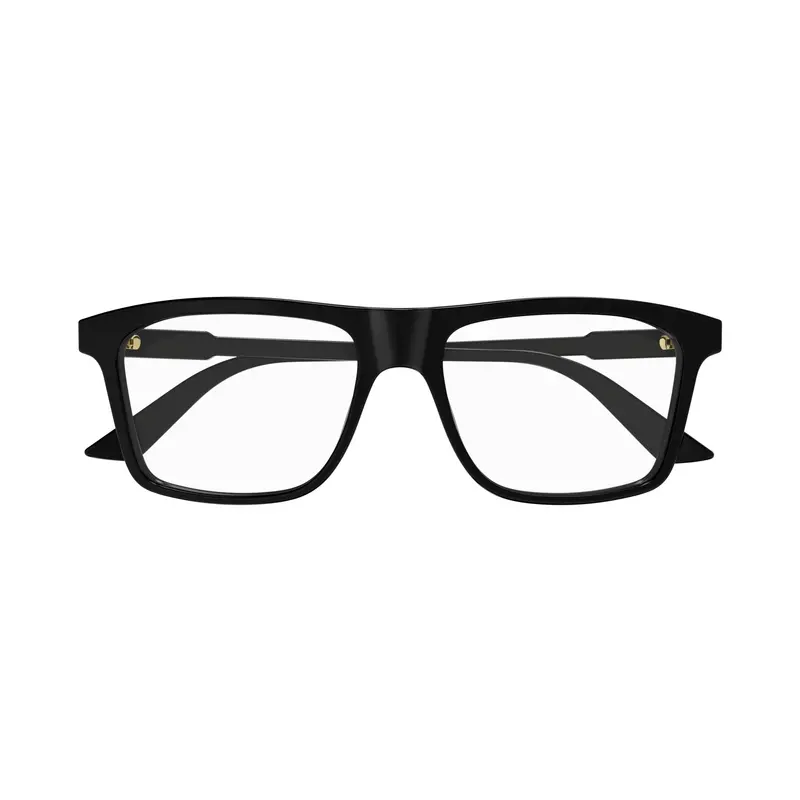 Gg1820o Bold Rectangular Frame Sunglasses With Metallic Accents 1