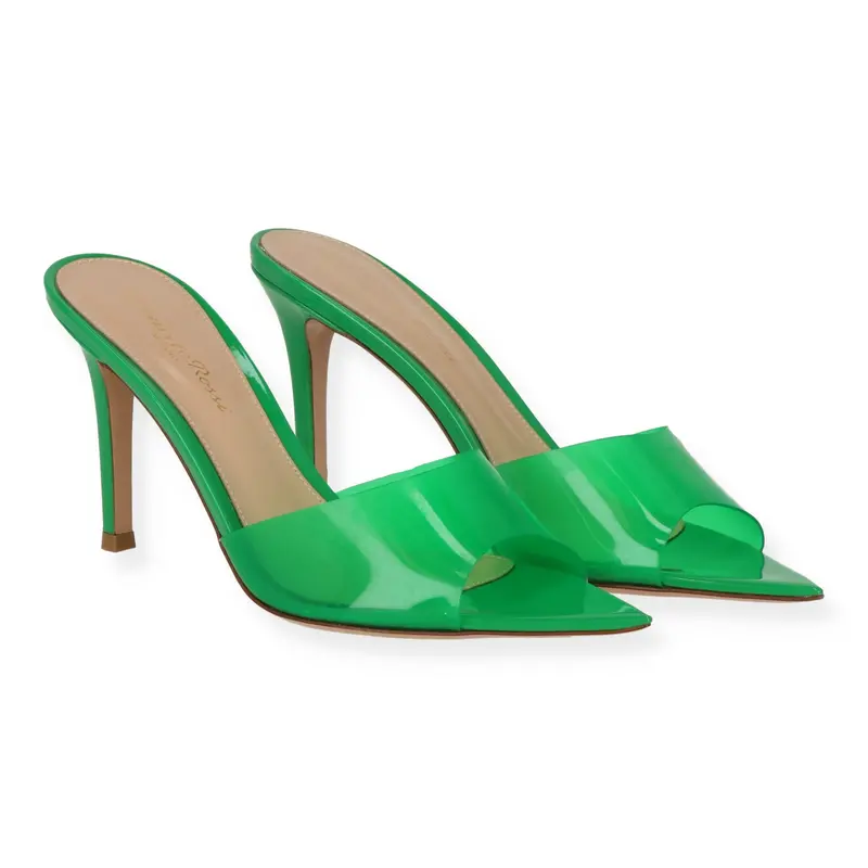 Gianvitto Rossi Womens Green Sandal 1