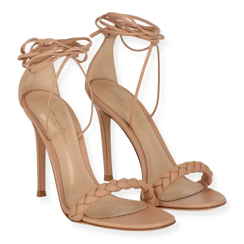 Gianvitto Rossi Womens Peach Sandal 1