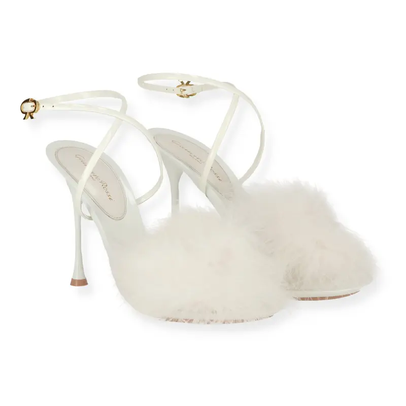 Gianvitto Rossi Womens White Sandal 1