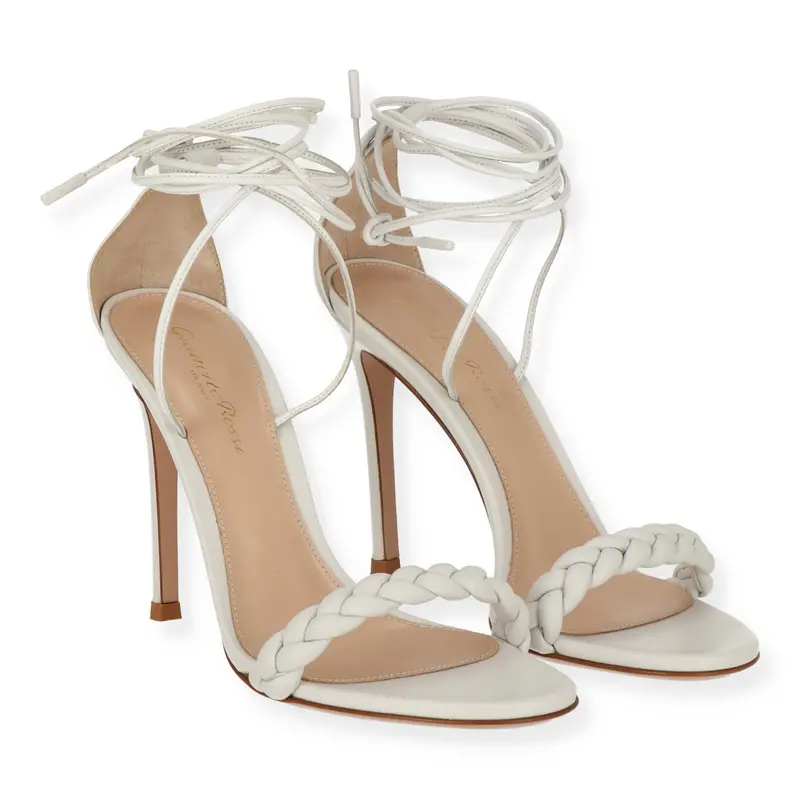 Gianvitto Rossi Womens White Sandal 1