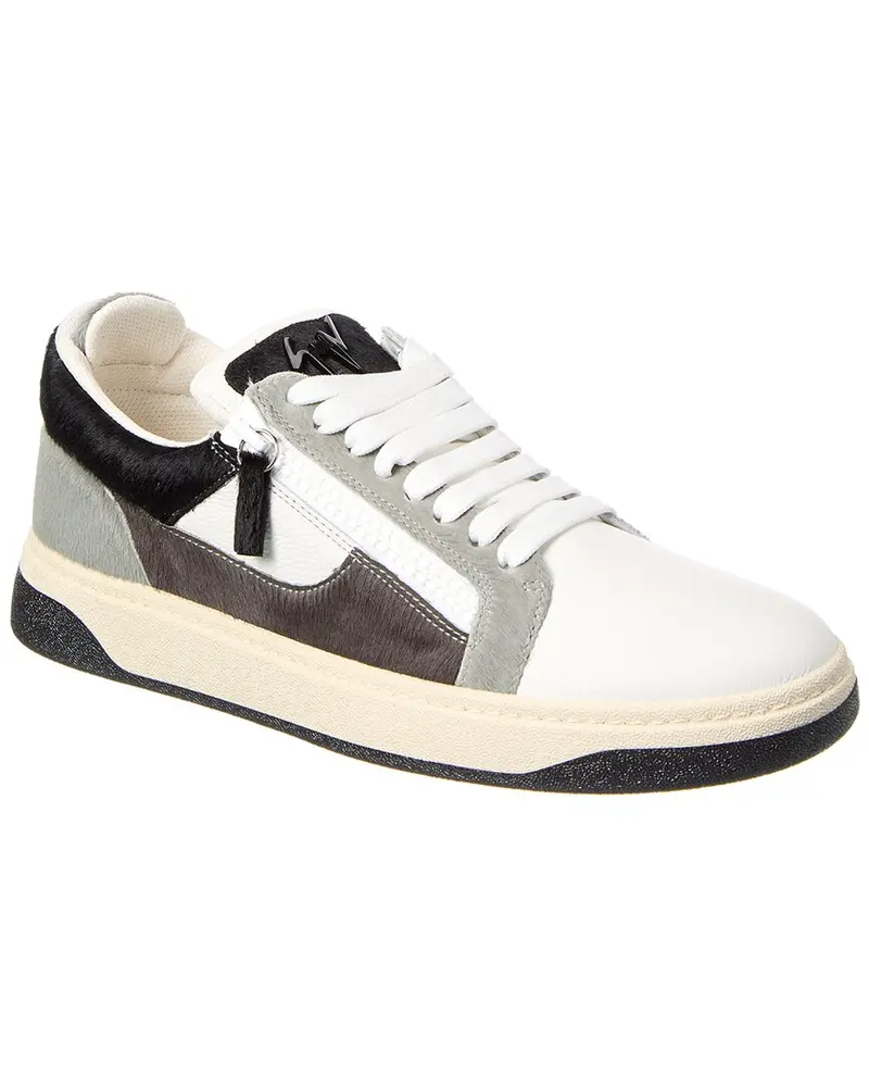 Giuseppe Zanotti Gz/94 Leather & Haircalf Sneaker 1