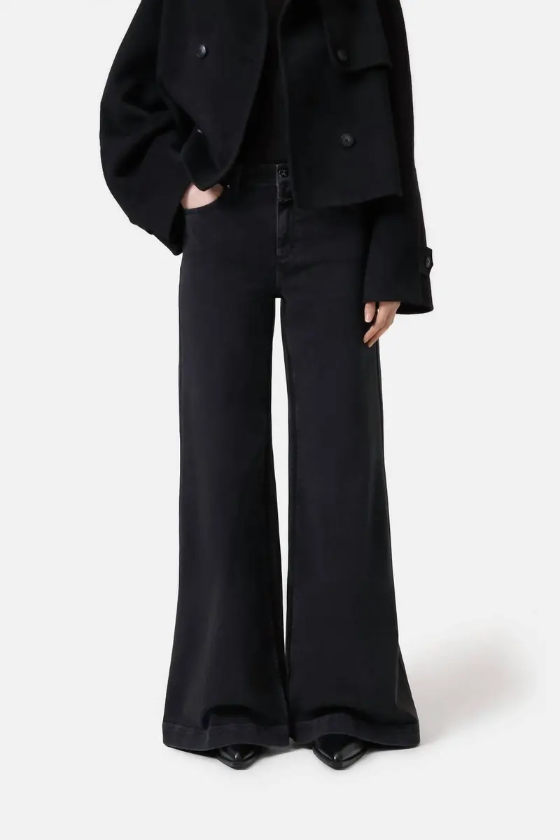 Glow Up Wide Leg Pant In Black 1
