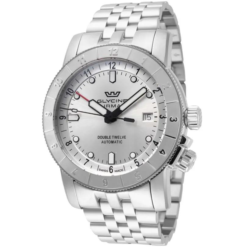 Glycine Men's Ariman Double Twelve 42Mm Automatic Watch 1