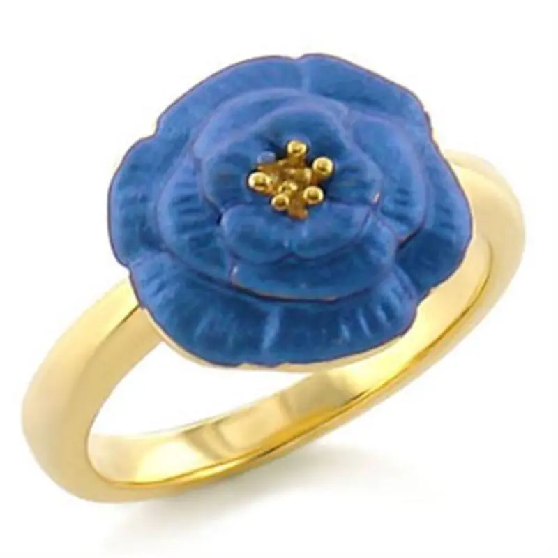 Gold White Metal Ring With No Stone 1