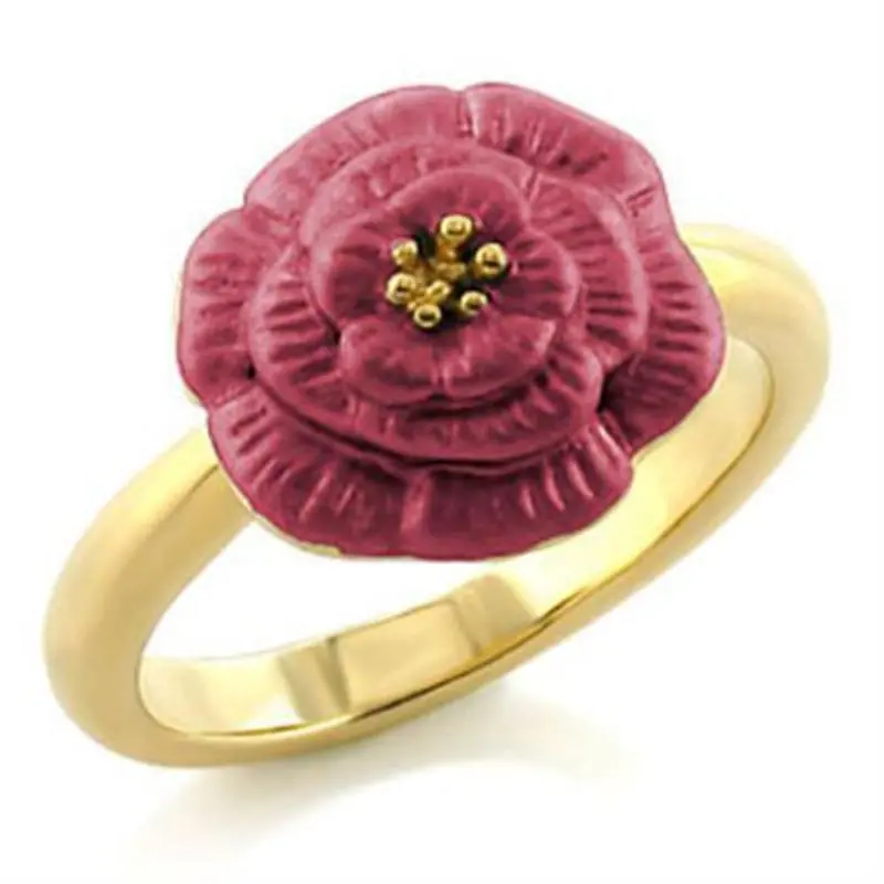 Gold White Metal Ring With No Stone 1