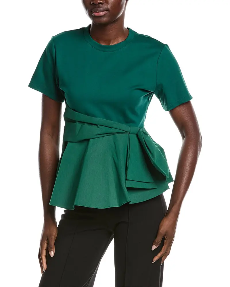 Gracia Crewneck Oversized Bow Top 1