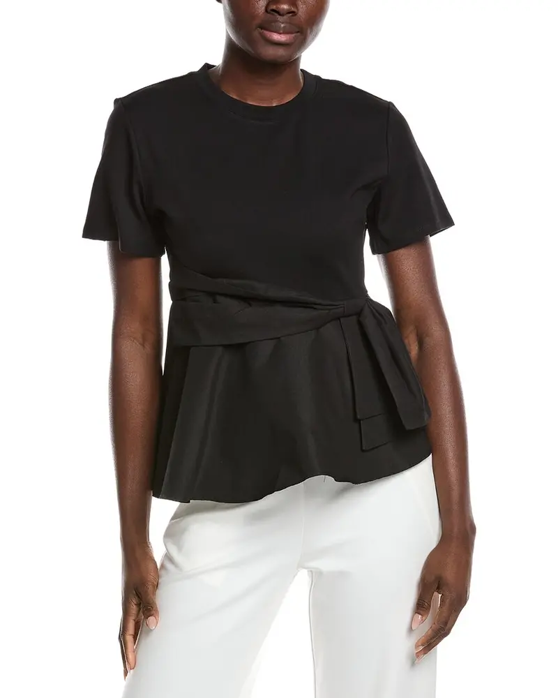 Gracia Crewneck Oversized Bow Top 1