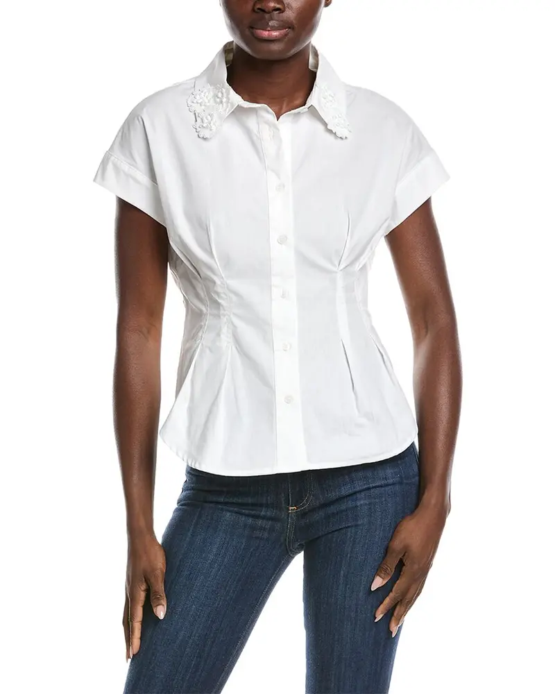 Gracia Darted Cap Sleeve Top 1