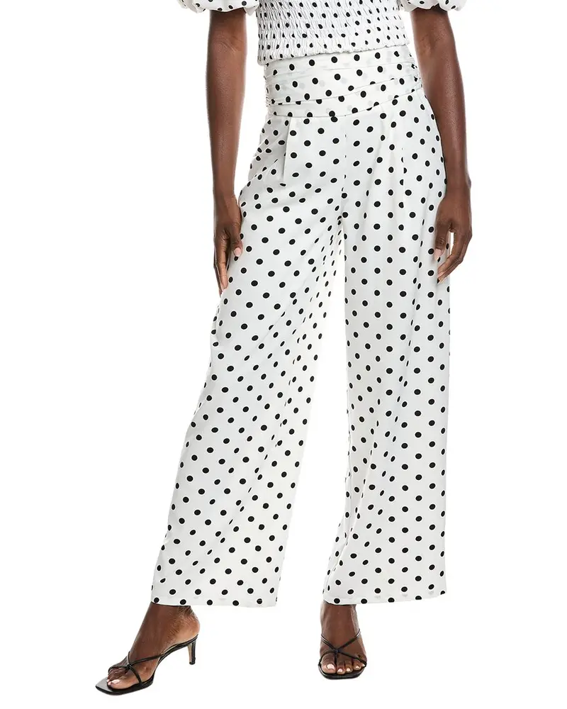Gracia Dot Print Wide Leg Pant 1