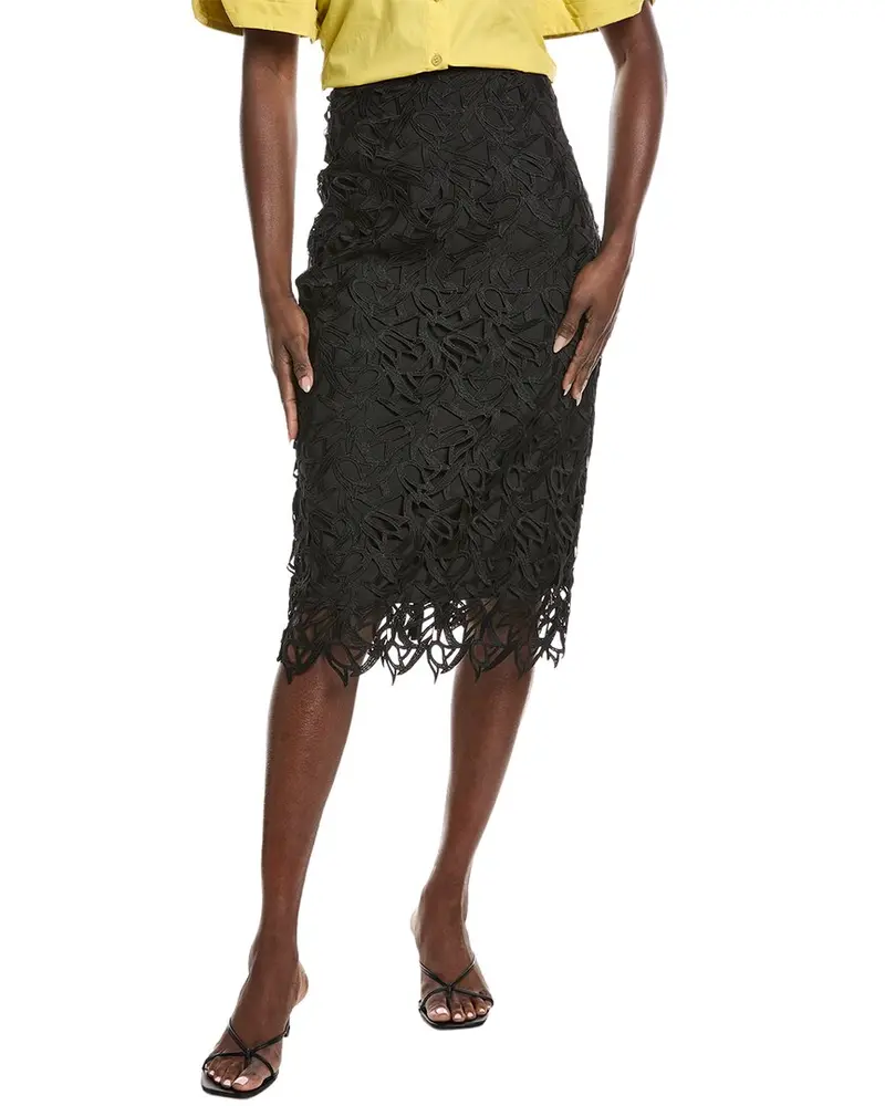 Gracia Eyelet Lace Embroidered Skirt 1