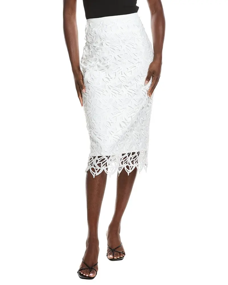 Gracia Eyelet Lace Embroidered Skirt 1