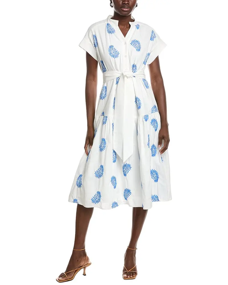 Gracia Floral Belted Midi Dress 1